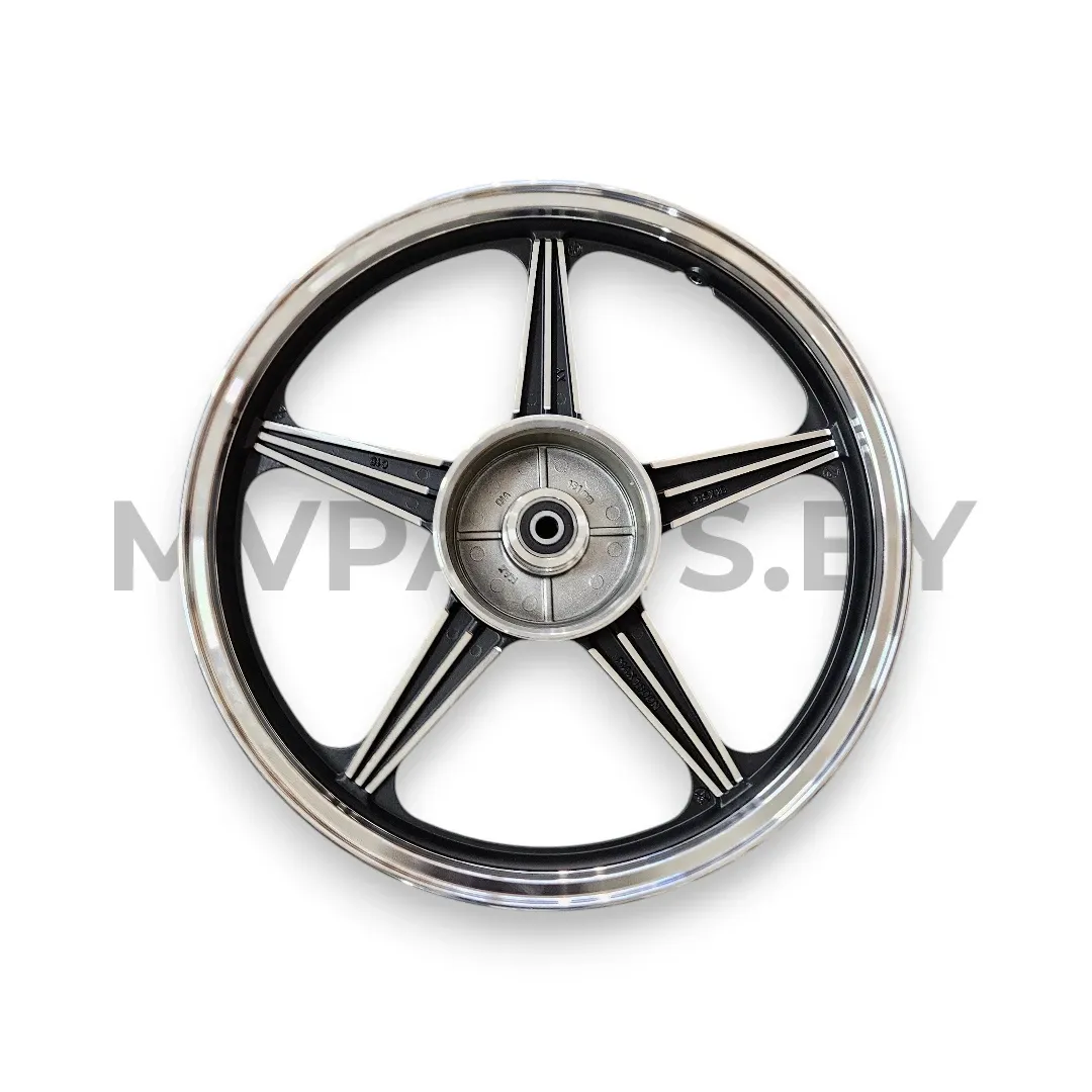 Заднее литое колесо Минск D4 125 (рис.5 лучей)