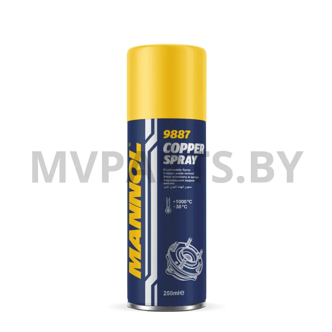 MANNOL 9887 Copper Spray / Смазка медная аэрозоль 250мл