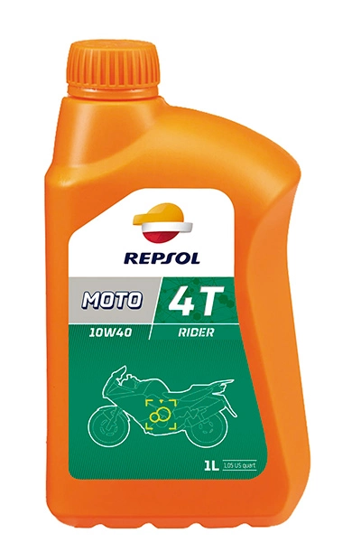 Моторное масло Repsol RIDER 4T 10W40 минеральное 1л