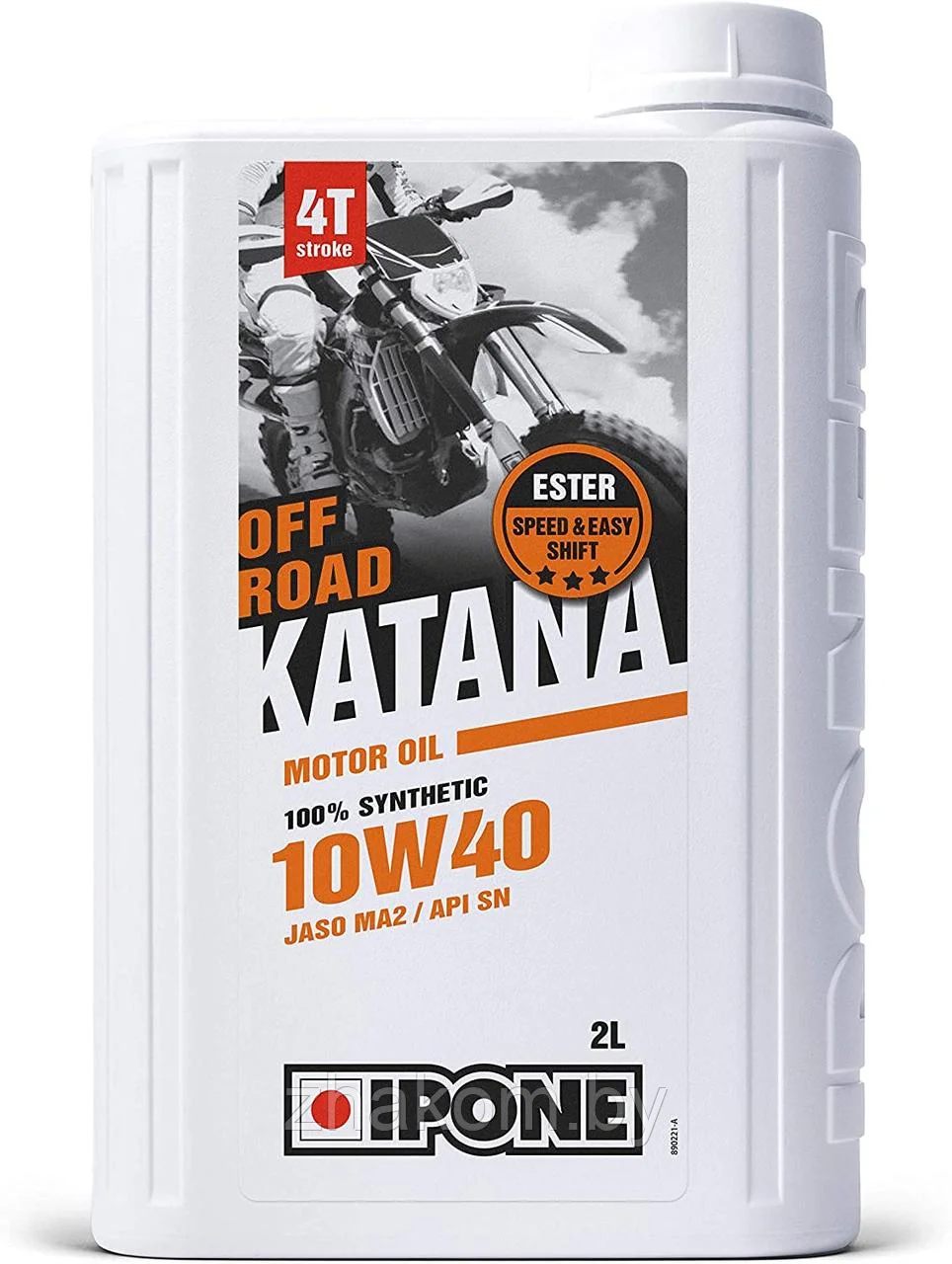 Моторное масло IPONE KATANA OFF ROAD 10W40, 100% Synthetic with Ester, 2 л 