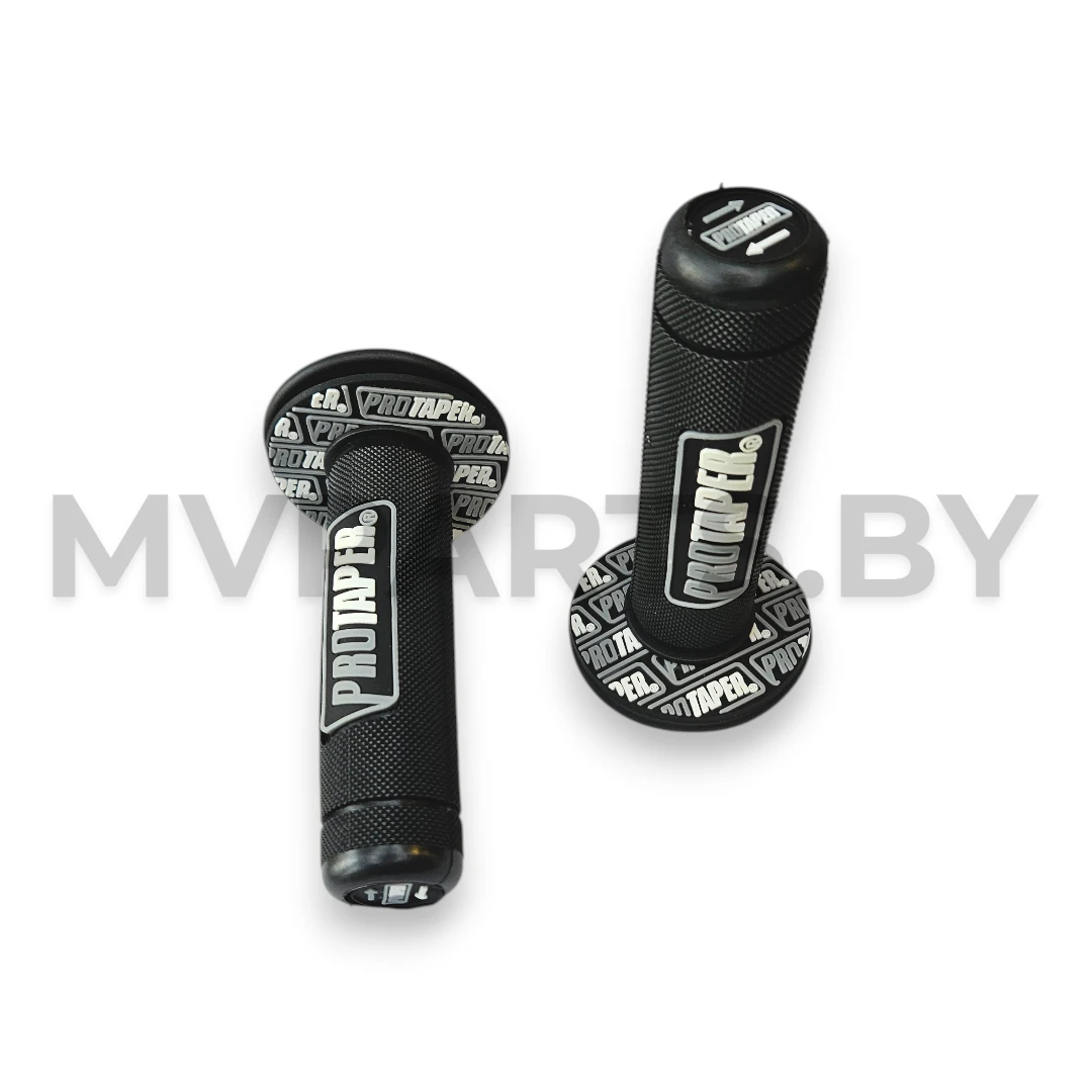 Грипсы руля 22мм PROTAPER (черно-серые)