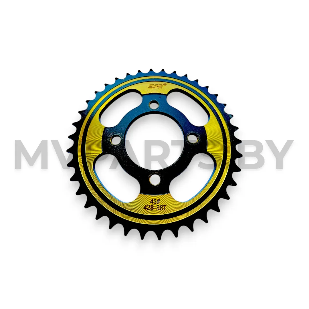 Звезда задняя SFR для Минск D4 50,Альфа,Дельта на 38 зубьев