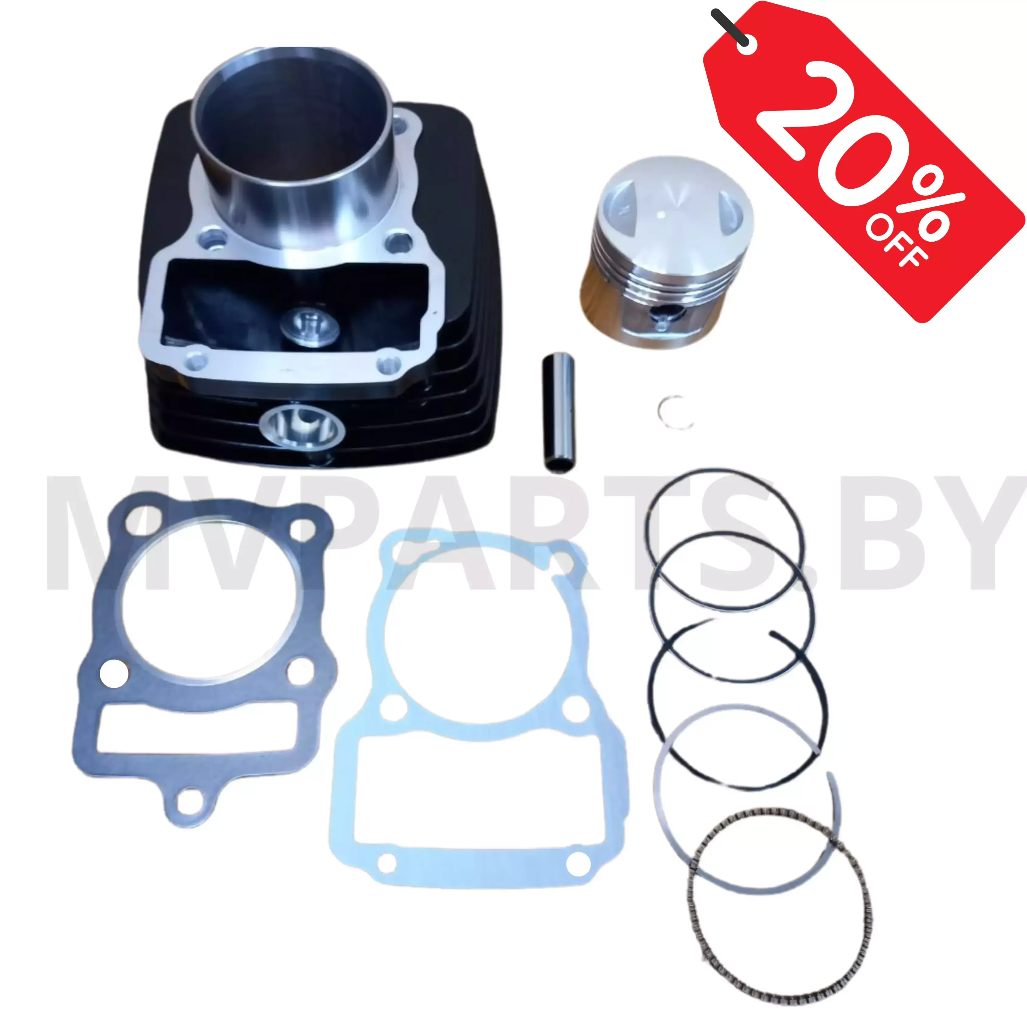 Цилиндро-поршневая группа (ЦПГ) 157 FMI 150 кубов на Минск D4 125