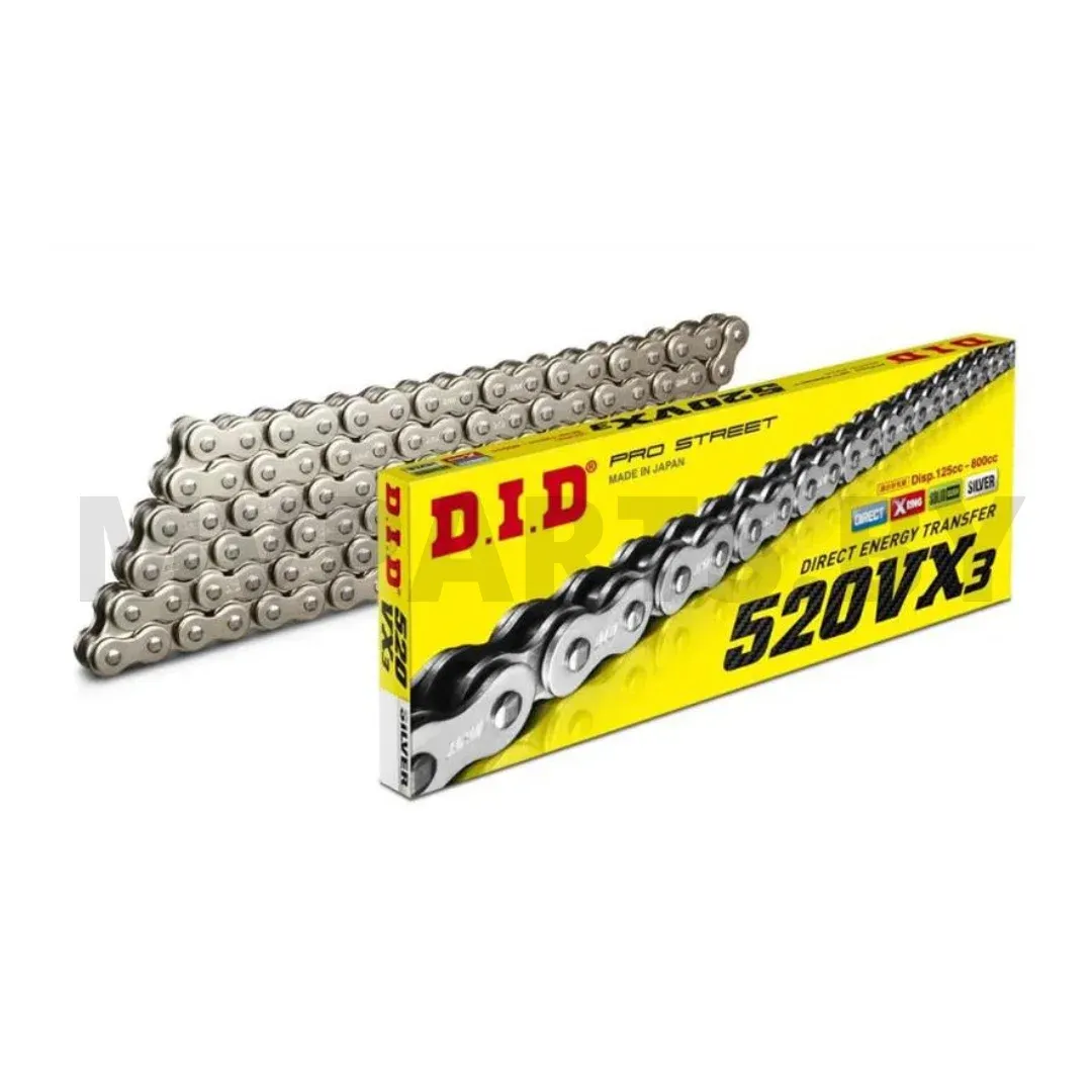 Цепь приводная D.I.D 530VX3 (Х-ринг) черн108зв.