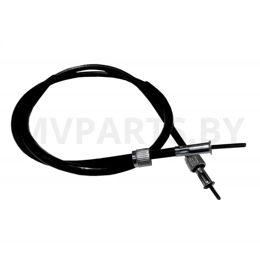 Трос GY6-80 спидометра гайка+Квадрат и гайка+ВИЛКА 980мм