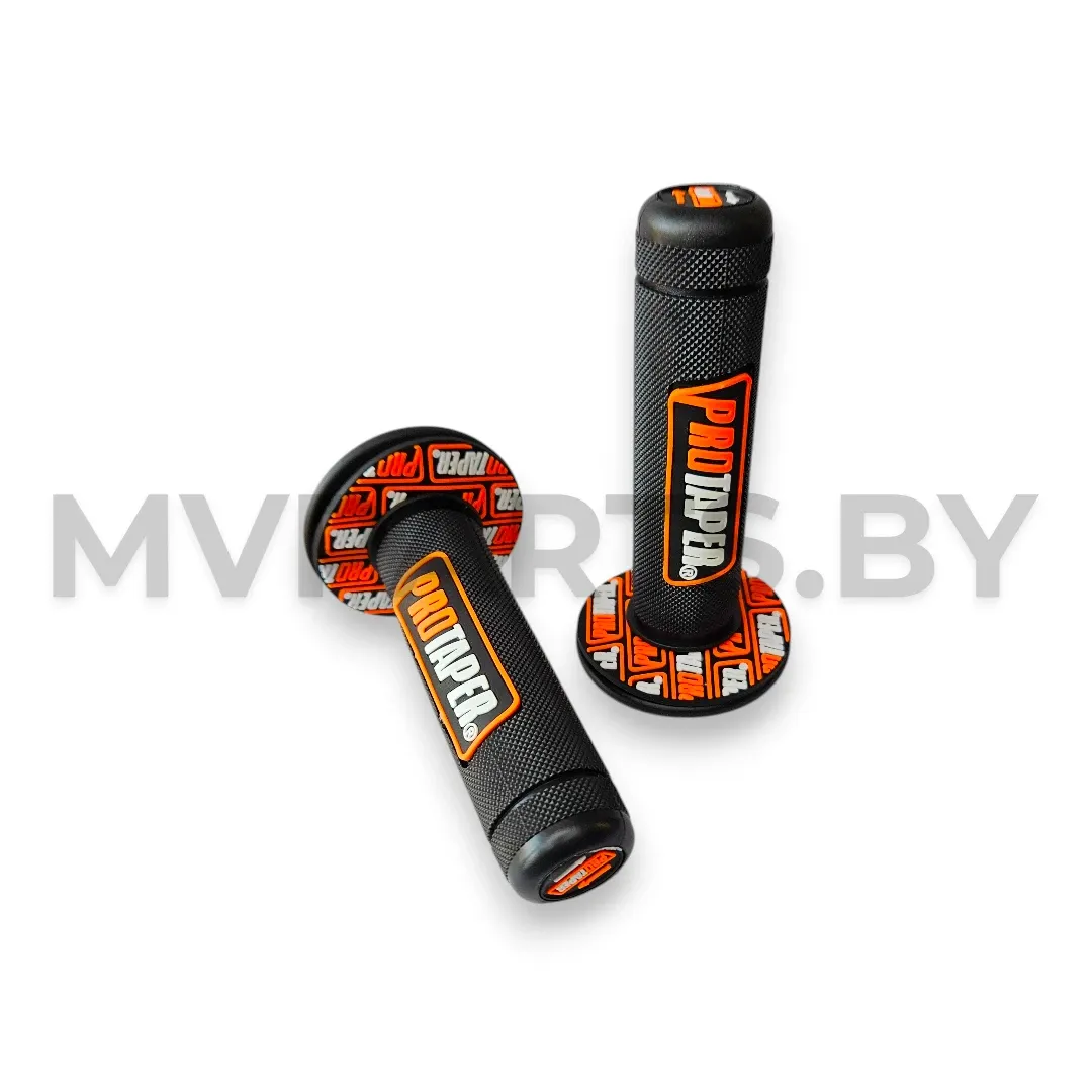 Грипсы руля 22мм PROTAPER (черно-оранжевые)