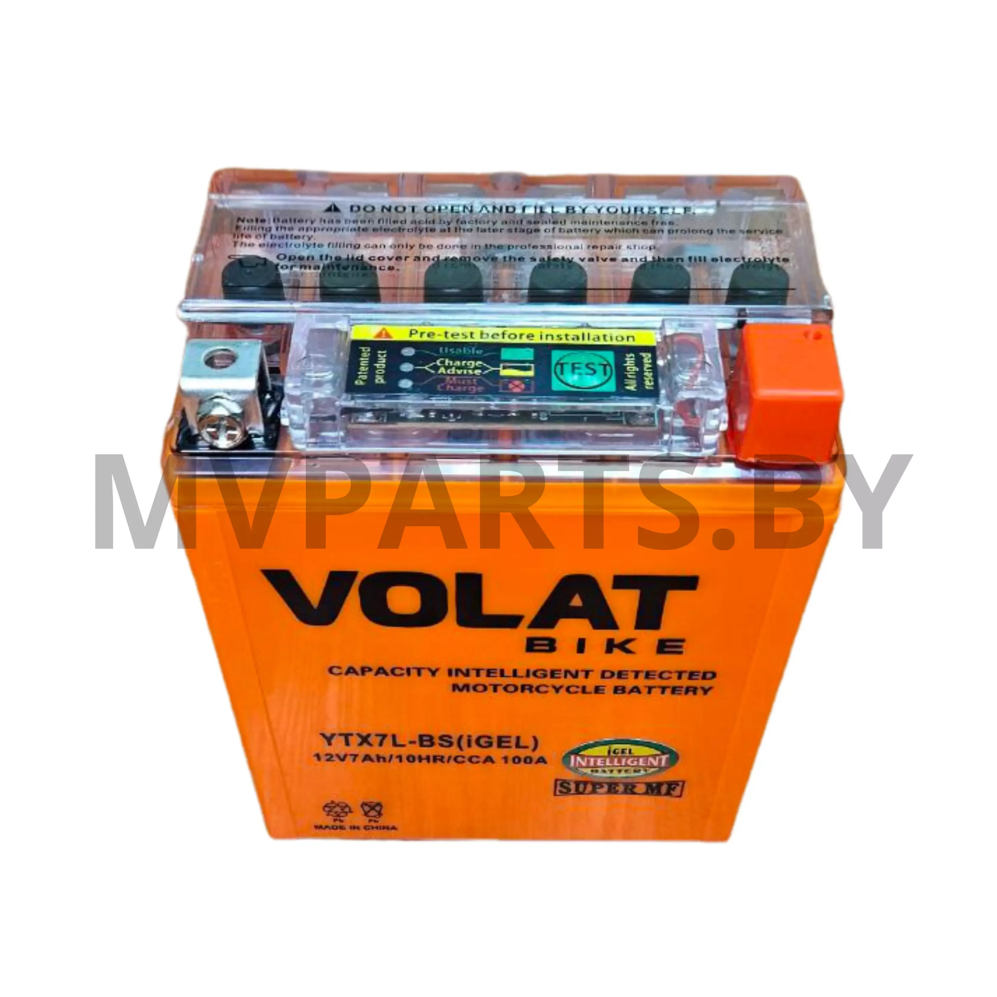 Аккумулятор для Минск Х250 АКБ VOLAT YTX7L-BS iGel (7 Ah)