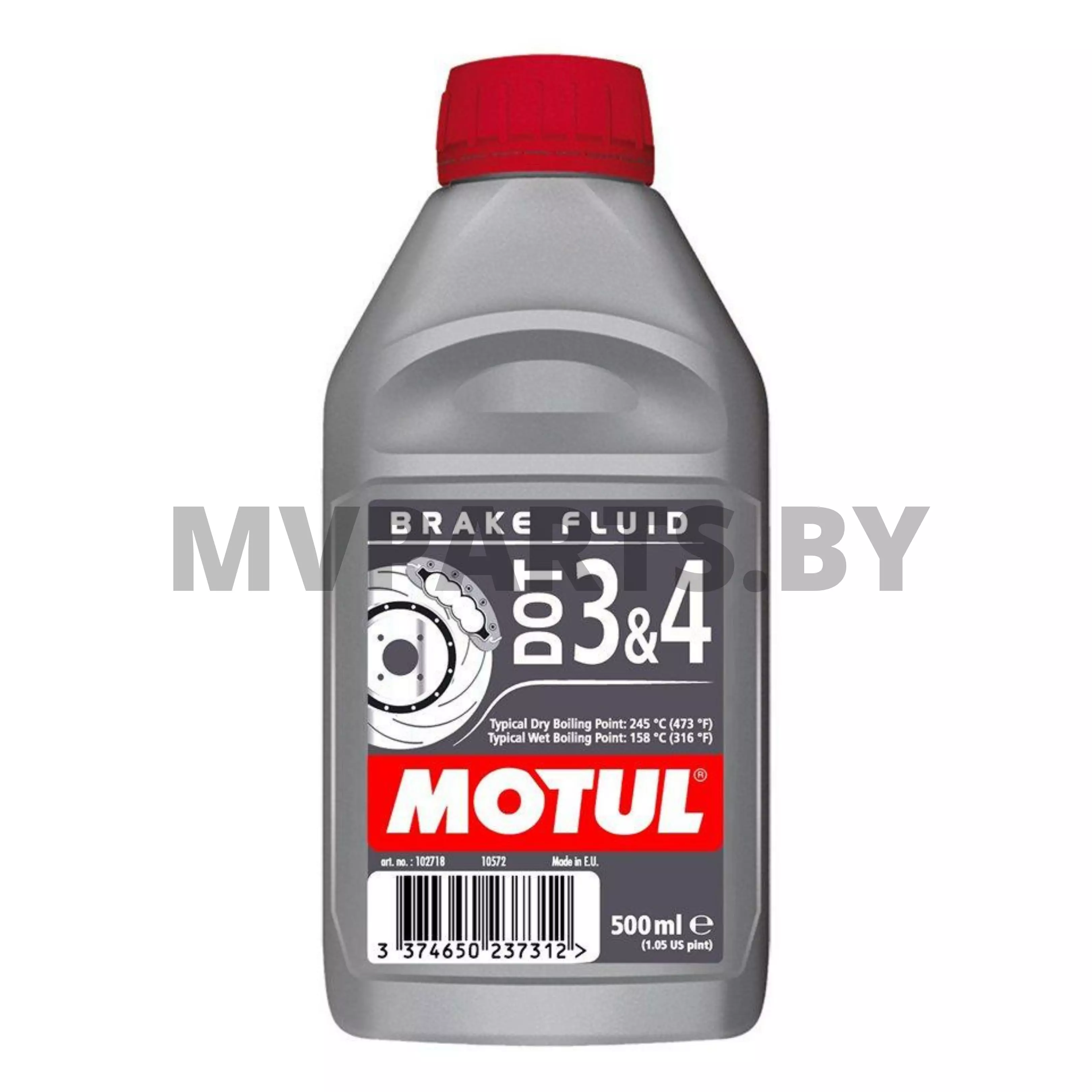 Тормозная жидкость Motul DOT 3 & 4, 500 мл 