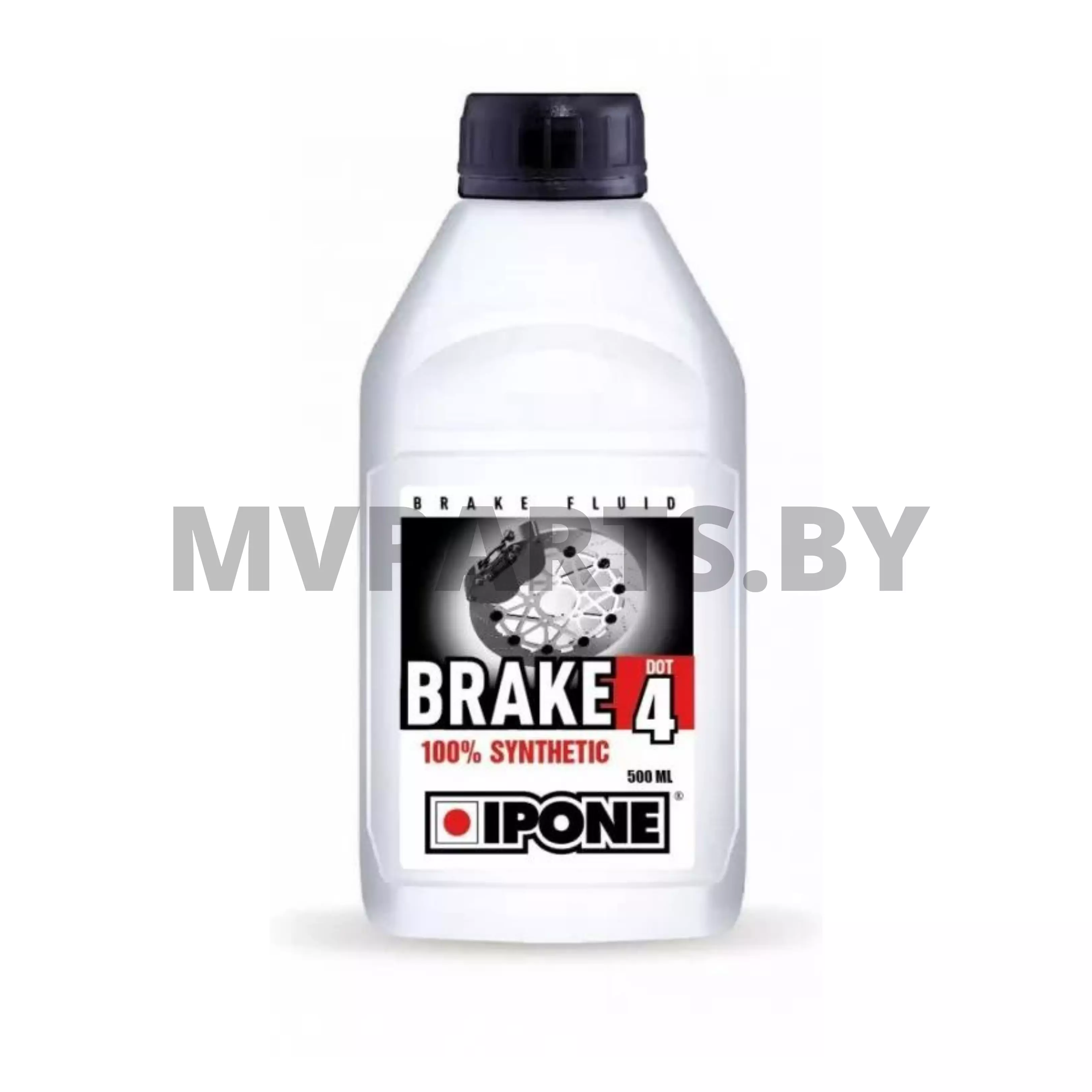Тормозная жидкость IPONE BRAKE DOT 4, 100% Synthetic, 500 мл 