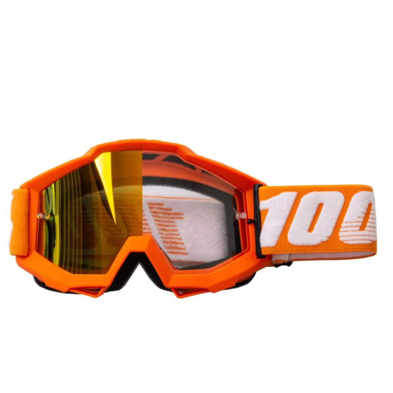 Очки мотокросс 100% оранжевые