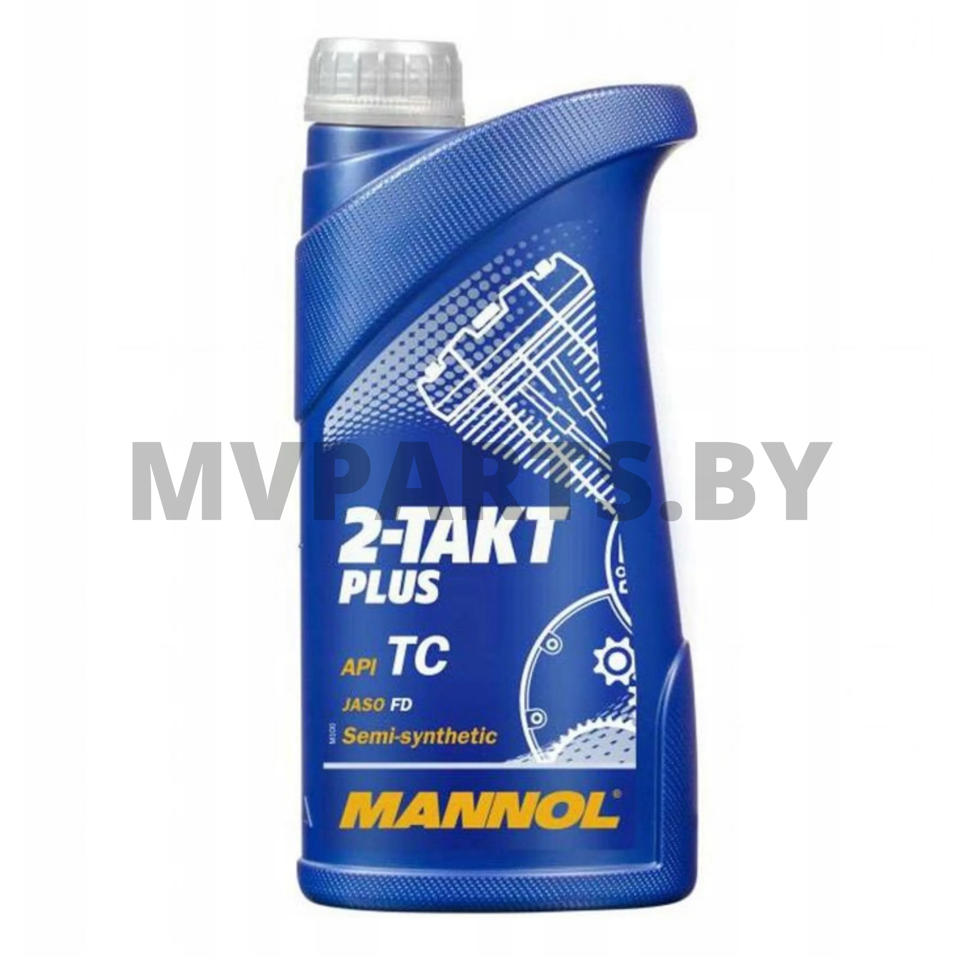 Моторное масло Mannol 2-Takt Plus API TC 1L